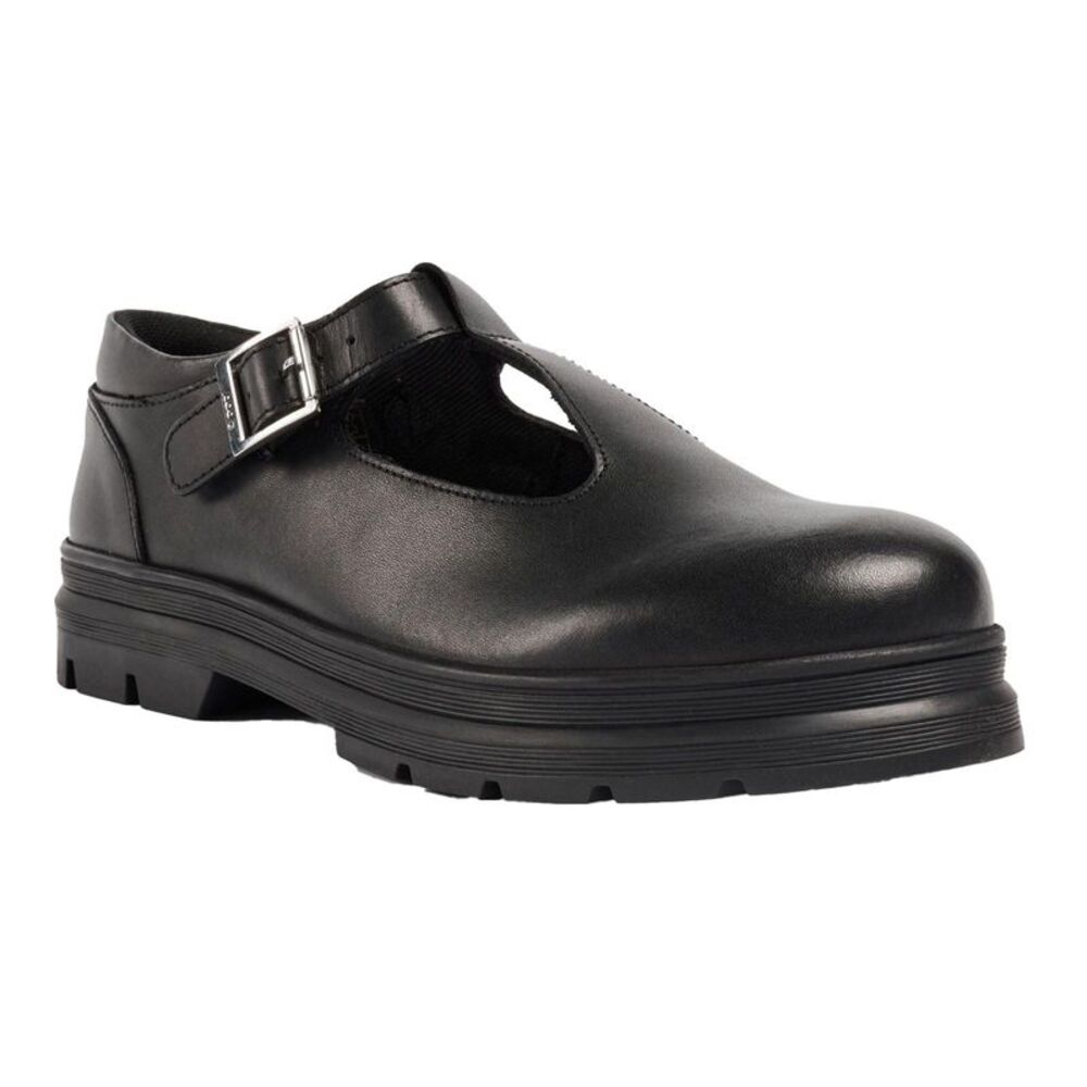 POD Girls Emilie Leather School Shoes / Black